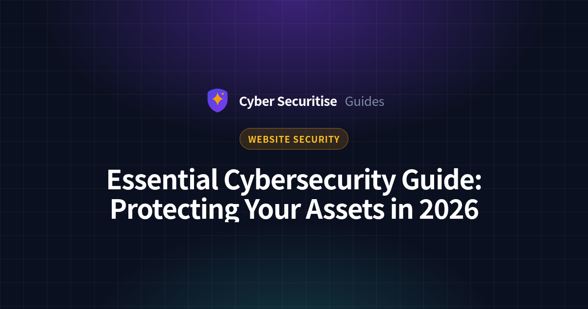 Essential Cybersecurity Guide: Protecting Your Assets in 2026